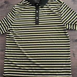Good Good Golf Striped Men's Polo Shirt